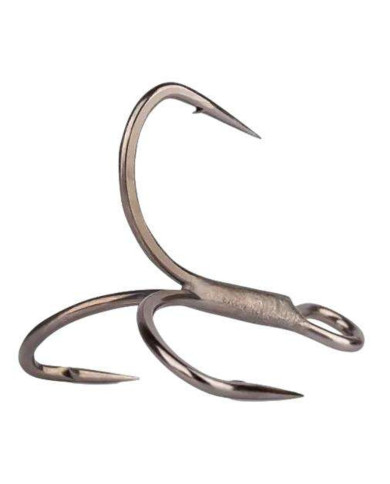 Mustad Alphapoint In-line Treble Hook Size 6 Mustad Alphapoint In-line Treble Hook Size 6