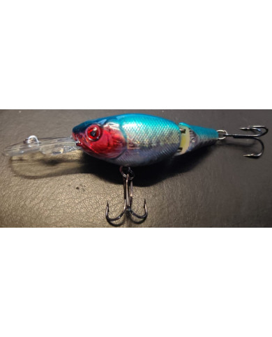 React Segmented Diver Blue Minnow 3 1/2in 3/8oz 3-7ft