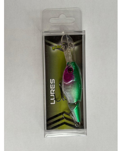 React Segmented Diver Green Minnow 3 1/2in 3/8oz 3-7ft