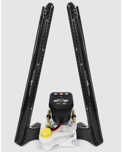 Power-Pole Blade ONE Pump DUAL Blade Edition 8 ft Black Power-Pole Blade ONE Pump DUAL Blade Edition 8 ft Black