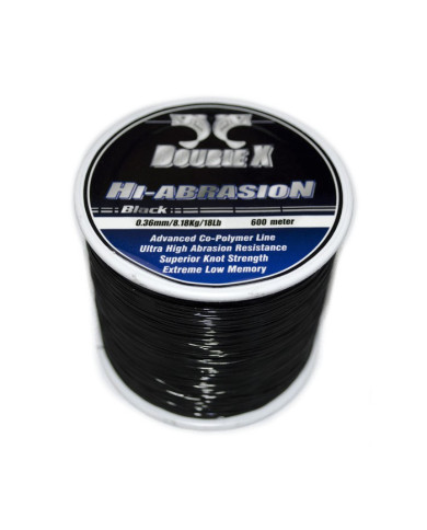 Double x Hi-Abrasion Black  7 LB 600M Double x Hi-Abrasion Black  7 LB 600M