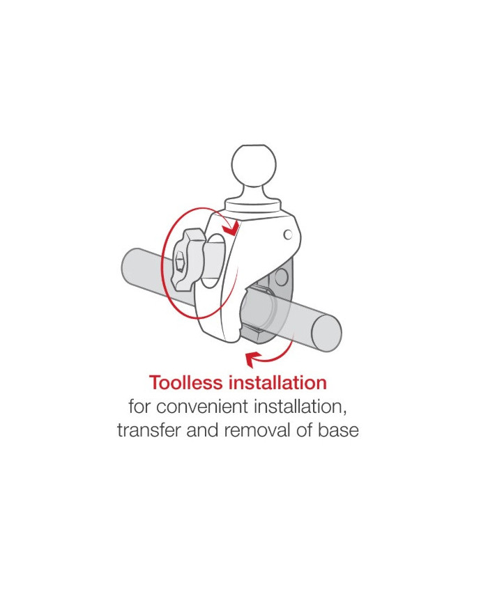 RAM Tough-Claw Large Clamp C- Size Ball Base