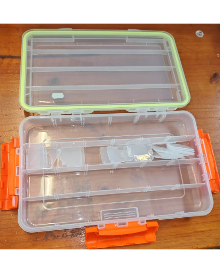 Ittys/ Lurecast Waterproof Tackle Box Orange 36*22*5cm Ittys/ Lurecast Waterproof Tackle Box Orange 36*22*5cm