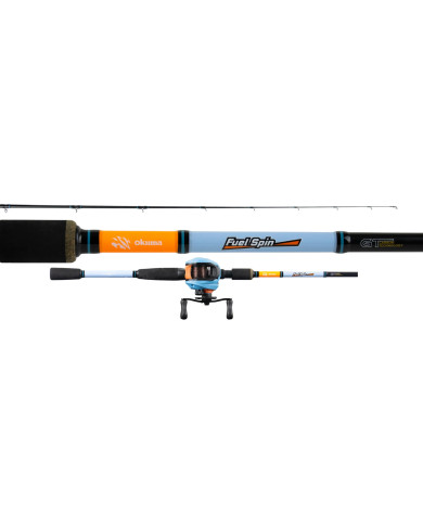 Okuma Fuel Spin Combo 7ft MH 2pc Casting Rod Baitcaster RH 7.2:1 Okuma Fuel Spin Combo 7ft MH 2pc Casting Rod Baitcaster RH 7.2:1
