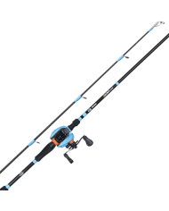 Okuma Fuel Spin Combo 7ft MH 2pc Casting Rod Baitcaster RH 7.2:1