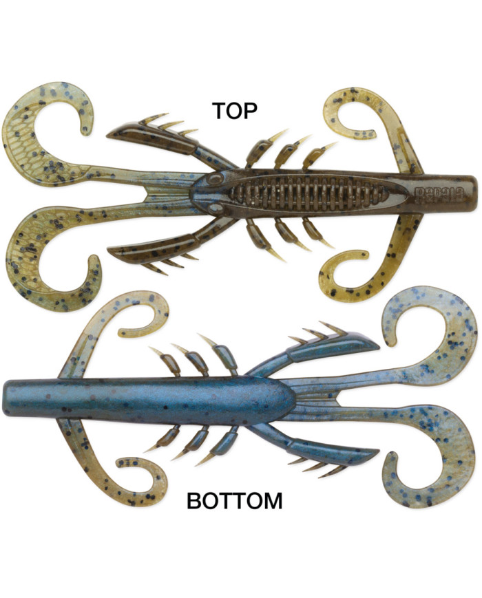 Rapala Crush City Hedgehog Green Pumpkin Blue Pearl 4in