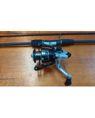 Odeshang LZ3000 5.2:1 Spinning Reel Combo Ultra 6ft Medium Black Rod