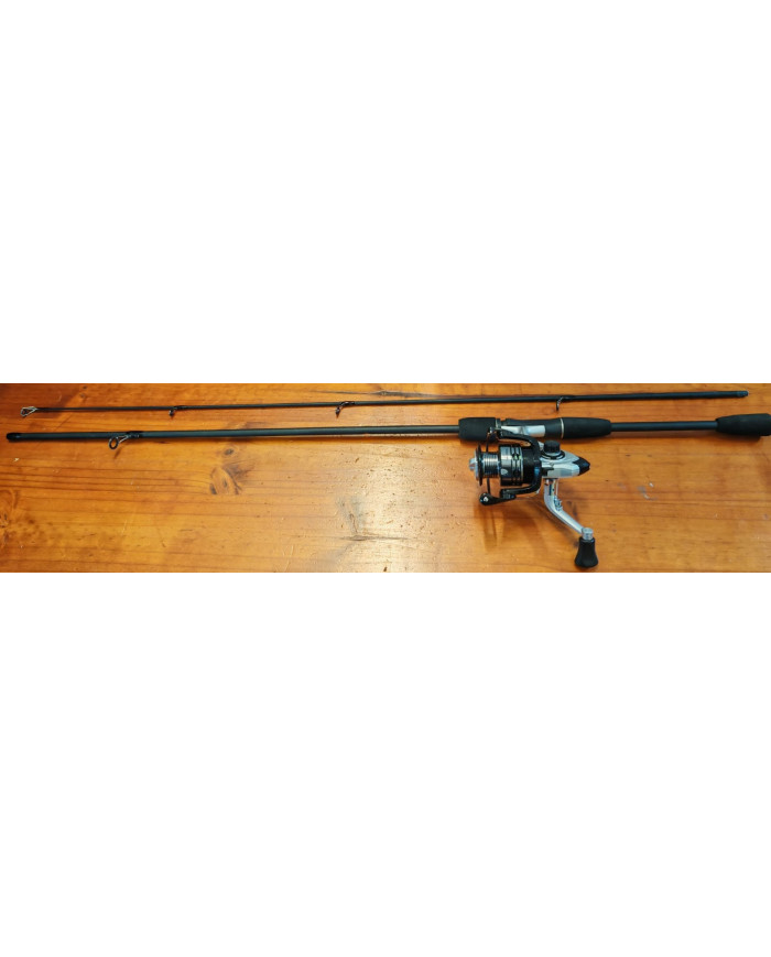 Odeshang LZ3000 5.2:1 Spinning Reel Combo Ultra 6ft Medium Black Rod