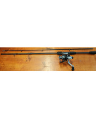 Odeshang LZ3000 5.2:1 Spinning Reel Combo Ultra 6ft Medium Black Rod