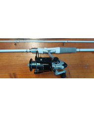 Odeshang LZ3000 5.2:1 Spinning Reel Combo Ultra 5ft5in Medium 2pc White Rod