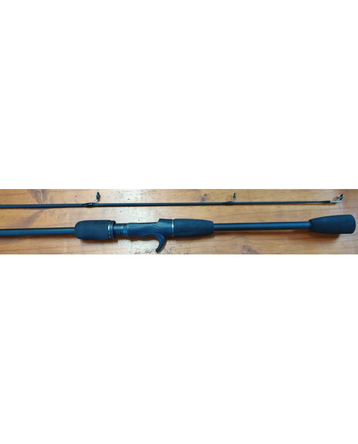 Ultra 6in Medium 2pc Black Casting Rod