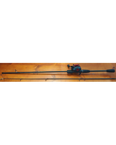 Odeshang LXC100R RH 7.2:1 Casting Reel Combo Ultra 6in Medium 2pc Black Casting Rod Odeshang LXC100R RH 7.2:1 Casting Reel Combo Ultra 6in Medium 2pc Black Casting Rod