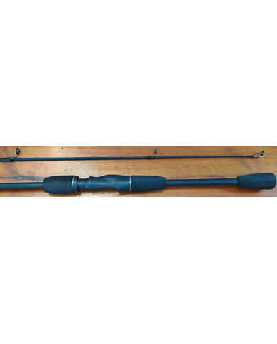 Ultra 6ft Medium 2pc Black Spinning Rod Ultra 6ft Medium 2pc Black Spinning Rod