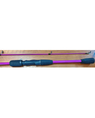 Ultra 6ft Medium 2pc Purple Spinning Rod