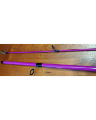 Ultra 6ft Medium 2pc Purple Spinning Rod