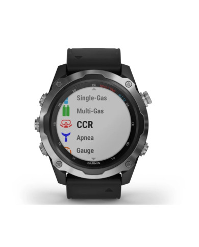 Garmin Descent Mk2 Dive Watch Stainless Steel with Black Band Garmin Descent Mk2 Dive Watch Stainless Steel with Black Band