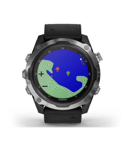 Garmin Descent Mk2 Dive Watch Stainless Steel with Black Band Garmin Descent Mk2 Dive Watch Stainless Steel with Black Band