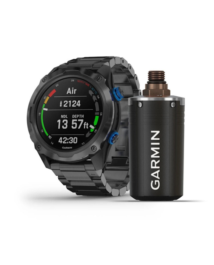 Garmin Descent Mk2i Dive Watch - Ti Band, T1 Bundle Garmin Descent Mk2i Dive Watch - Ti Band, T1 Bundle