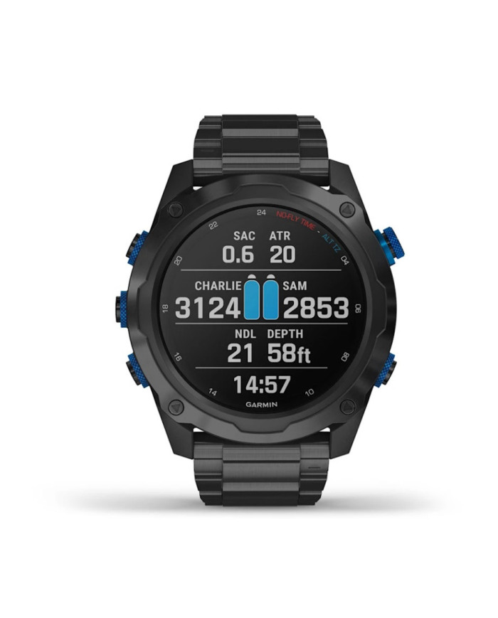 Garmin Descent Mk2i Dive Watch - Ti Band, T1 Bundle Garmin Descent Mk2i Dive Watch - Ti Band, T1 Bundle