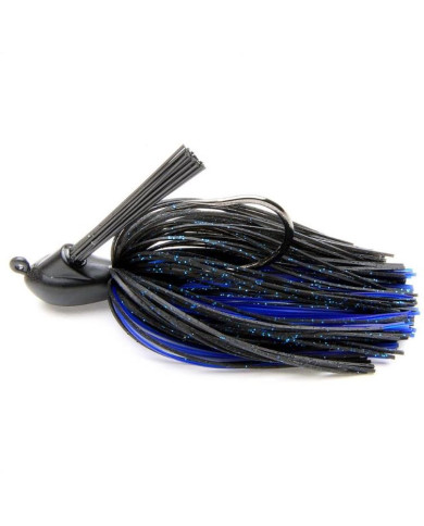 Keitech Model 1 Ver 2.0 Casting Tungsten Rubber Jig 3/8 Oz BLACK / BLUE Keitech Model 1 Ver 2.0 Casting Tungsten Rubber Jig 3/8 Oz BLACK / BLUE