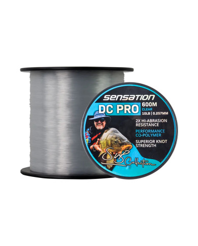 Sensation DC Pro Performance Co-Polymer Clear 600m 20LB 0.37mm 600m Sensation DC Pro Performance Co-Polymer Clear 600m 20LB 0.37mm 600m