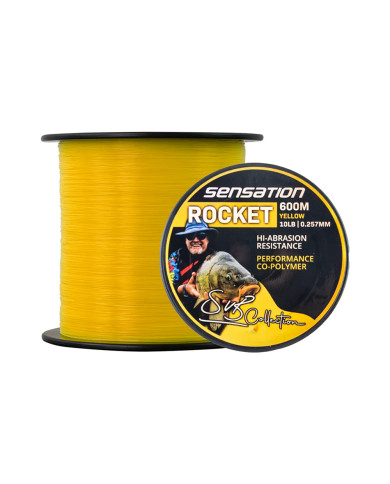 Sensation Rocket Performance Co-Polymer Yellow 600m 10LB 0.257mm 600m Sensation Rocket Performance Co-Polymer Yellow 600m 10LB 0.257mm 600m