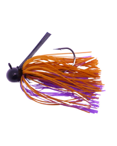 Biggen Bass Tungsten Resin Football Jig 1/2Oz 4/0 Brown Purple(PBJ) Biggen Bass Tungsten Resin Football Jig 1/2Oz 4/0 Brown Purple(PBJ)