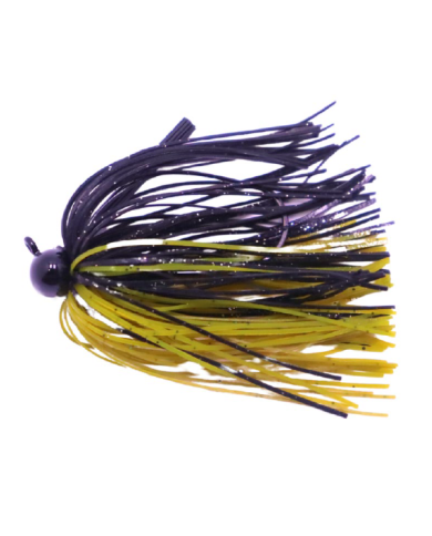 Biggen Bass Tungsten Resin Football Jig 1/4Oz 3/0 Green Pumpkin Black Biggen Bass Tungsten Resin Football Jig 1/4Oz 3/0 Green Pumpkin Black