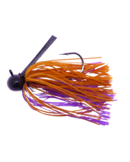 Biggen Bass Tungsten Resin Football Jig 1/4Oz 3/0 Brown Purple(PBJ)