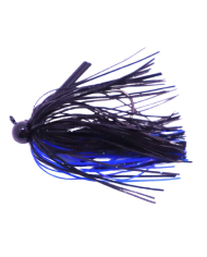 Biggen Bass Tungsten Resin Football Jig 1/4Oz 3/0 Black Blue