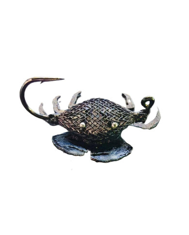 Tw Lures Flexo Crab Natural Black -Black Legs 4cm 1/8oz Tw Lures Flexo Crab Natural Black -Black Legs 4cm 1/8oz