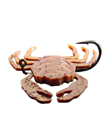 Tw Lures Hard Crab Natural Brown - Natural Brown Legs 4cm 1/8oz no.1 Tw Lures Hard Crab Natural Brown - Natural Brown Legs 4cm 1/8oz no.1