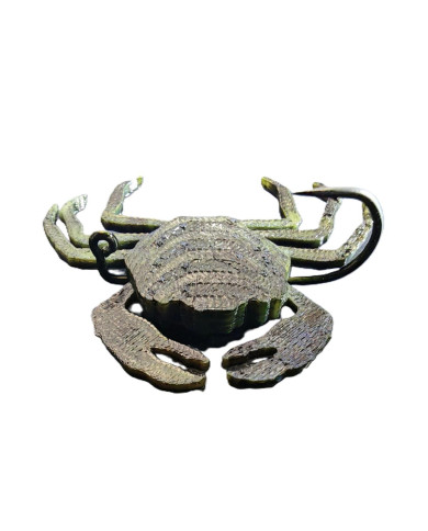 Tw Lures Hard Crab Mossy Green Black -Mossy Green Black Legs 4cm 1/8oz no.1 Tw Lures Hard Crab Mossy Green Black -Mossy Green Black Legs 4cm 1/8oz no.1