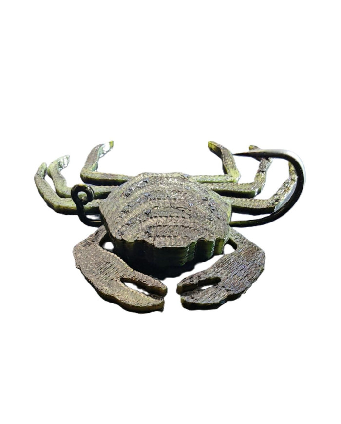 Tw Lures Hard Crab Mossy Green Black -Mossy Green Black Legs 4cm 1/8oz no.1 Tw Lures Hard Crab Mossy Green Black -Mossy Green Black Legs 4cm 1/8oz no.1
