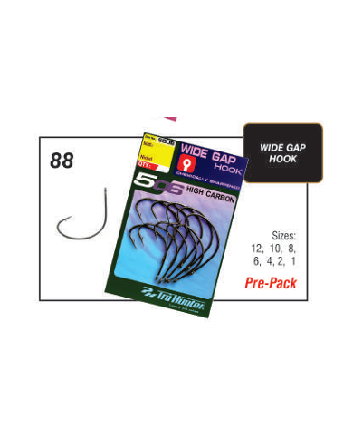 Pro-hunter 88 Wide Gap Hooks (van der Merwe) Pro-hunter 88 Wide Gap Hooks (van der Merwe)