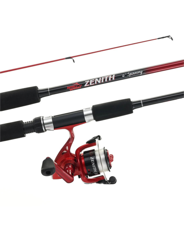 Jarvis Walker Zenith Spinning Combo - Red 6ft