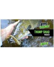 Bite Science Thump Shad Rigged Bling Bait 4in Bite Science Thump Shad Rigged Bling Bait 4in