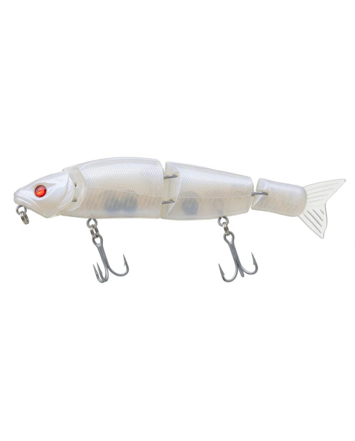 Bite Science Biobait Sinking Jointed Swimbait White 150mm 34g Bite Science Biobait Sinking Jointed Swimbait White 150mm 34g