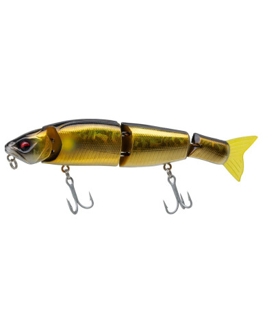 Bite Science Biobait Sinking Jointed Swimbait Gold Black 150mm 34g Bite Science Biobait Sinking Jointed Swimbait Gold Black 150mm 34g