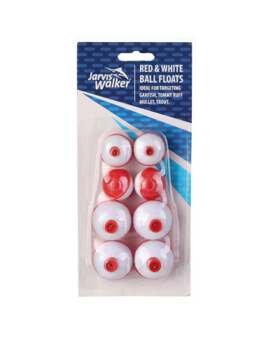 Jarvis Walker Bubble Float 8 pack 1 1/4inx4 - 1in x4 Jarvis Walker Bubble Float 8 pack 1 1/4inx4 - 1in x4
