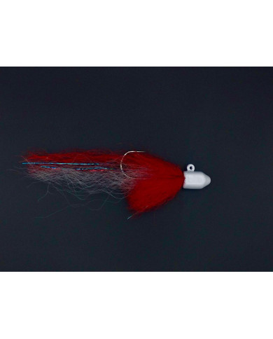 Wildsports Angling WSA Flirt 3/4oz 5/0 Mustad Jig Red N White Wildsports Angling WSA Flirt 3/4oz 5/0 Mustad Jig Red N White
