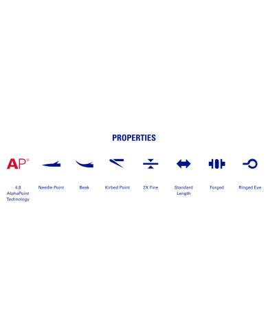 Mustad Alpha Point Ringed Light Chinu Hook
