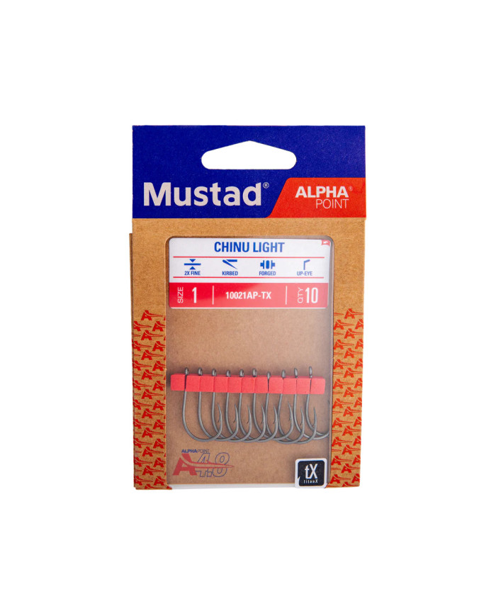 Mustad Alpha Point Ringed Light Chinu Hook