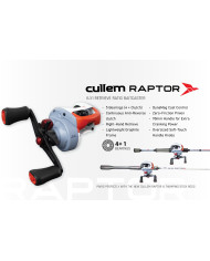 Cull-em Raptor 6.1:1 Baitcaster Reel