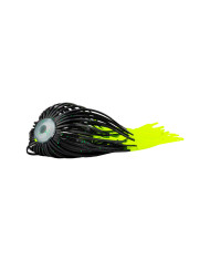 Sensation Spinnerbait Shirt Black Chartreuse Tip 2pc