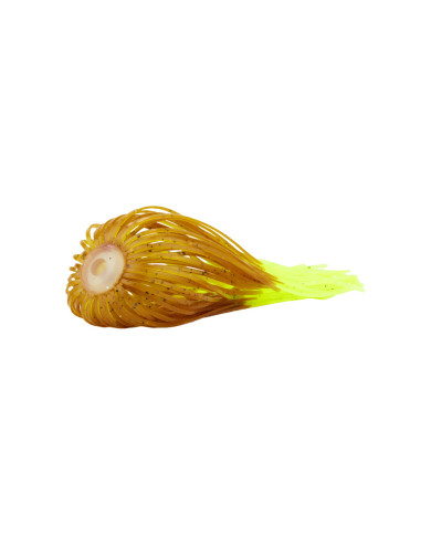 Sensation Spinnerbait Skirt Pumpkin Chartreuse Tip 2pc