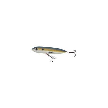 Heddon One Knocker Spook Gold Finish Foxy Shad 4.5" 3/4oz