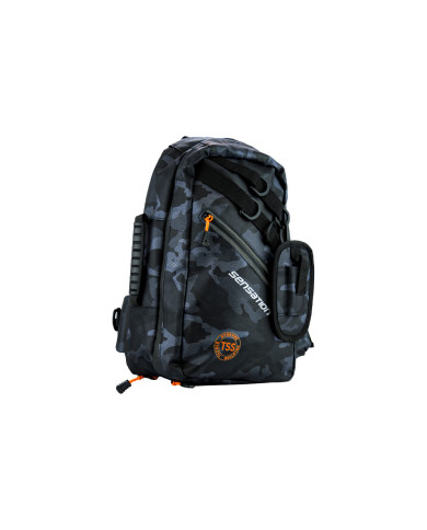 Sensation Kamikaze Shoulder Sling Bag Orange/Black/Grey Sensation Kamikaze Shoulder Sling Bag Orange/Black/Grey