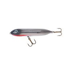 Heddon Super Spook Jr Black Shiner 3.5" 1/2oz