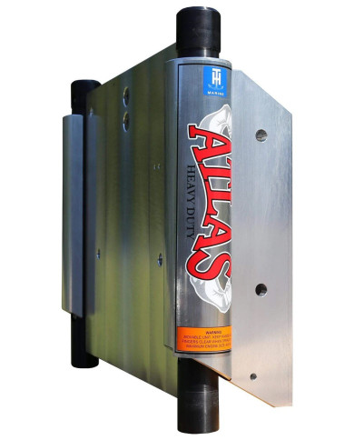 ATLAS HYDRAULIC 8 INCH SET BACK HEAVY DUTY JACK PLATE, MAX HP 400HP ATLAS HYDRAULIC 8 INCH SET BACK HEAVY DUTY JACK PLATE, MAX HP 400HP